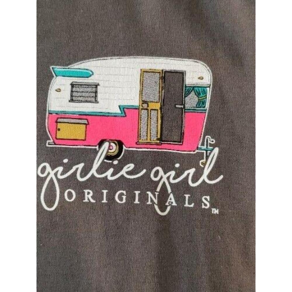 Girlie Girl Originals Camper Trailer Happiest Camper Graphic Med - Picture 4 of 7